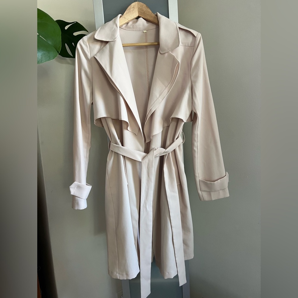 Cream Trench Coat